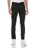 JACK & JONES Slim Fit Stoffhose Bequeme Chino Baumwolle Pants Freizeit Trousers Basic JPSTMARCO JJBOWIE, Farben:Schwarz,Größe-Hosen:W34 L30,Z - Länge L30/32/34/36/38:L30