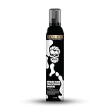 Bandido Milk Therapy Cremiges Haarpflege Mousse - 200 ml Rasierschaum mit Vanilleduft - Voluminisierende Männer Lockencreme | Natürlicher Glanz und lang anhaltender Halt | Locken Styling-Mousse