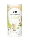 AHO Sprossen Protein - Gekeimtes braunes Reisprotein und Erbsenprotein ungesüßt 600 g