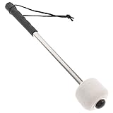 DIKACA Jazz-Drum-Pedal Snare-Drum-Schläger Trommelschlägel Musikinstrumente für pürierstab Filz Bassdrum Schlägel Schlaginstrument Rostfreier Stahl Zubehör Riemenwelle Trommelstock