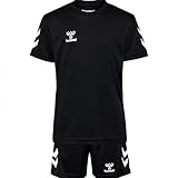 hummel Logo Set Trikot Set Kids schwarz, 12 (152) Kinder