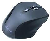 MediaRange kabellose Maus mit 5 Tasten und optischem Sensor, DPI einstellbar, drahtlose Funk-Maus inkl. Scroll-Rad, mit USB Nano-Empfänger, geeignet für Rechtshänder, Farbe schwarz