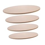 Beatifufu 4 Stück Teiliges Holzplatten für Töpferwerkzeug Glatte Trockenbretter aus Holz Stabile Keramik trocknungsbretter für DIY lehmhandwerk und Töpfern Zuhause Verschiedene