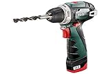 Metabo PowerMaxx BS Basic Akku-Bohrschrauber 12V 2x Li-Ion- Ladegerät LC 12- Kunststoffkoffer - 600984500