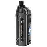 Geekvape Aegis Boost 3 Pod Mod Kit 3000mAh (Max 60w) 5ml Smart Mode mit GEEKVAPE B Spulen [0.2ohm| 50-58W);(Ersatz: 0.6ohm|15-25W) IP68 wasserdicht,Kein Nikotin (Schwarz)