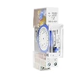 1 stück SUL-180 Programmierbarer mechanischer Zeitschalter, Digitale Zeitsteuerung for Zuhause, Büroautomation, 220 V Kunststoffgerät(Sul180a with Battery)