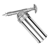 TOGEVAL Manuelle Fettpresse mit Verriegelbarer Düse Kompakter Handhebel Schmiermittelinjektor für Fahrzeuge Maschinenwartung Robuste Langlebige Konstruktion Einfache Reinigung und