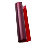 GRIRIW Rotes Farbfolie Gel Filter Pet Lichtkorrekturfolie für LED Lampen Bühnenbeleuchtung Fotostudio Video Strobe Lichteffekt Film