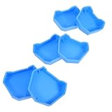 GLEAVI Zahnmodellhalter Basis aus Wiederverwendbare Gipsabdruck Modellhalterung Präzise Ausrichtung für Vielseitig Einsetzbar Einfache Handhabung Teiliges Set