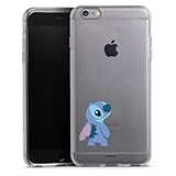 Silikon Hülle kompatibel mit Apple iPhone 6 Plus Case transparent Handyhülle Lilo & Stitch Fanartikel Disney