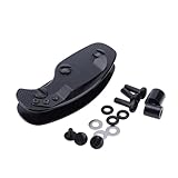 Sangeponiang Aluminiumschlüsselhalter Organizer Clip Ordner Keyring Gearttasche Tool für Männer Frauen