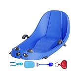 fayarrd Schneerodel | Wintersport mit Rückenlehne, Toboga Schlitten mit eingebauter Bremse | für den Einsatz im Winter auf schneebedeckten Hügeln in Parks und Spielplätzen für Kinder