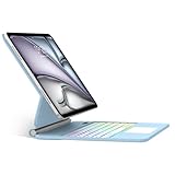 SENGBIRCH Magic Tastatur für iPad Air 13 Zoll M3 2025/M2 2024 – Französisches AZERTY, magnetisches Design, schwimmend, Magic Keyboard, Bluetooth Tastatur mit Touchpad, Schutzhülle für iPad Pro 12,9