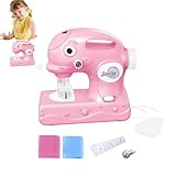 Nähmaschine für Anfänger – Tragbares Mini-Bastelspielzeug, batteriebetriebenes Kit mit zwei Geschwindigkeiten, Set für erste Nähprojekte für Kinder | Rollenspiele, Kunsthandwerk, Kinder, Mädchen, Jung
