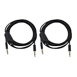 Lioggyet 2 x Kopfhörerkabel für G433 G233 GPRO X Audiokabel für Gaming-Kopfhörer, 2 m