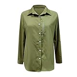 Generisch Damenhemd mit UPF 50+ Sonnenschutz Langarm Funktionsshirt für Outdoor Aktivitäten wie Angeln Wandern Atmungsaktiv Leicht (Khaki, S)