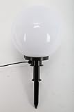 point-garden Kugelleuchte Gartenleuchte Leuchtkugel Kugellampe Lampe D 30cm / 220V