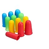 HONMEET Silikon Fingerschutz Langlebige Hitzebeständige Fingerlinge mit Rutschfester Oberfläche Elastisch und Wiederverwendbar Geeignet für Daumen Fingerschutz bei Arbeit und Alltag
