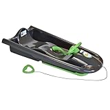 KHW | Lenkschlitten | Snow Flyer | anthrazit | TÜV-geprüft | Made in Germany | idealer Schlitten zur Wintersaison