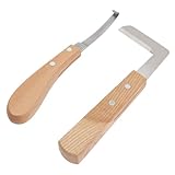 BESPORTBLE 2 Hufschneider Teilig aus Hochwertigem Ergonomische Glatte Kanten Sicher und Praktisch für Pferde Rinder Esel und Schafe Langlebiges Hufpflege Werkzeug