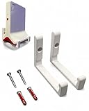 Wandhalterung passend für AVM Fritz! Repeater 6000 Halterung Wandhaken inkl. Befestigungsmaterial (Weiß)