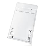 Switory 25stk Luftpolsterumschläge Polsterumschlag Versandtaschen G7(250 x 350 mm) 17/G, Weiß Luftpolstertaschen geeignet für (DIN A4+ / C4, Versandverpackung mit Selbstklebeverschluss