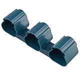 Gettimore Für Bosch Li-Ion Akkuhalter Wandhalterung kompatibel mit 10,8V und 12V Packungen, inklusive Schrauben für organisierte Werkzeugaufbewahrung in Werkstattblau