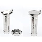 Edelstahl-Teefilter für Isolierkannen, für alle Teesorten, einfaches Reinigen (H: 11,5 x ⌀ oben 6,5 x ⌀ innen 3 cm)