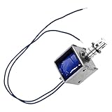 Gadpiparty Elektromagnet mit hohem Schub Solenoid Elektromagnet ziehen drücken Druckmagnet Solenoid vom Zugtyp Aktuator linearer Elektromagnet weichmagnetisches Material