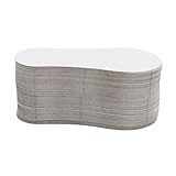 Holibanna 100 Stück Teiliges Sock Organizer Weiß Dünne Wiederverwendbare Sockeneinlagen für Damen und Herren No Show socken Sortierung Leicht und Platzsparend für Reisen und Alltag