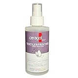 ceragol ultra Textilerfrischer, 150ml - Geruchsentferner mit Frische-Boost für Kleidung, Polstermöbel, Auto, Gardinen - Frühlingsduft