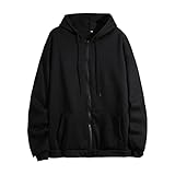 YCBMINGCAN Sweatjacke Damen Full Zip Übergangsjacke Y2k Sweatjacke Mit Kapuze Cropped Jacke mit Zip Mantel Leicht taillierte Sportjacke Trainingsjacke Sweatshirtjacke Kapuzenjacke