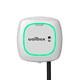Wallbox Pulsar Plus Ladegerät für Elektrofahrzeuge. Mit Einstellbarer Leistung von bis zu 22 kW. Ladekabel Typ 2. WLAN- und Bluetooth-Verbindung sowie OCPP-kompatibel. (Type 2-22 KW | 5m, White)