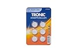 Generisch Tronic 3 V Lithium Knopfzellen CR 2025 6er Set