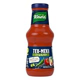 Knorr Tex-Mex Sauce leckere Grill- und Wrap Sauce mit würzig-pikantem Geschmack 250 ml