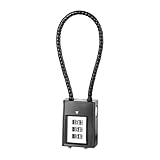 Motorradhelme, Zahlenschloss, Passwortschloss, Kabelschloss für Fahrradhelme, Rucksäcke, Gepäcksicherheit