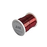 JVX Schmuckdraht, 26 Gauge, 30 Meter, anlaufgeschützt, Kupferdraht, Antik-Kupferfarbe