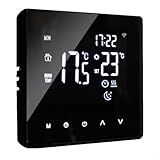 AIDNTBEO Thermostat Heizung, Heizungsthermostat Digital, Programmierbares WiFi Elektrisches Thermostat für Fußbodenheizung mit Hintergrundbeleuchtung LCD Touchscreen (G)