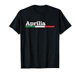 Aprilia Città Italiana Bandiera Italia Maglietta T-Shirt