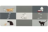 TRIXIE T24579 Tischset Patchwork Katze, 1 Count (Pack of 1)
