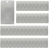 Aluminium-Etiketten, quadratisch, Metall-Pflanzenetiketten, Loch zum Aufhängen, Garten, lichtecht und langlebig, für Pflanzen, Blumen, Gemüse, 50 Stück