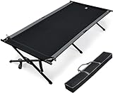 EVER ADVANCED Feldbett Klappbar 214cm x106cm 300KG Belastbar Klappbett XXL Groß & Breit Stabiles Campingbett für Camping Reisen Indoor Outdoor Strand und Garten