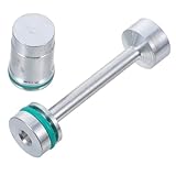 LIFKOME Aluminiumlegierung Barbell Oil Diverter Set Vielseitiger Ölumleiter mit Kompatibilität für Motor und Hydraulikölanschlüsse Einfache Verbindung Mehrerer Quellen Robustes Design