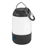 Ansmann Mini LED Licht dimmbar 3 Lichtmodis inklusive 3x AAA Batterien mit Bügel & Haken klein & kompakt Batteriebetreiben Notfalllicht Campingzubehör Wandern Angeln 1600-0388 Schwarz
