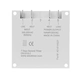 1 Sekunde Intervall 5V 12V 24V 110V 220V Digital LCD Timer Schalter 7 Tage Wöchentlich Programmierbare Zeit Relais Programmierer CN101S(220v)