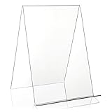 Buchständer/Buchaufsteller als Warenträger und Schrägsteller im DIN A4 Format aus original PLEXIGLAS®
