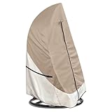 Schutzhülle für Ei-Stuhl für den Außenbereich, wasserdicht, Staubschutz für Hollywoodschaukel, wiederverwendbar, für Innen- und Außenmöbel