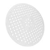 IWOWHERO Runde Weiße Spülbeckenmatte mit Starkem Verschleißschutz Rutschfest und Vielseitig als Abtropf Backmatte für Küchenspüle Leicht zu Reinigen und Langlebig