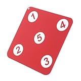 Toyvian Robustes Gummi Fechtziel Hängend Kleine Zielscheibe Trainingshilfe für Fechtsport Innenbereich Leichtes Strapazierfähiges Übungsziel zur Verbesserung von Reaktionsgeschwindigkeit