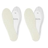 2 Paar Lammfellsohle Kinder, Lammfell Einlegesohlen Kinder, Lammfell Einlegesohlen, Wärmesohlen Kinder, Wärmende Einlegesohlen, Weich Wärmesohlen Schuheinlagen, für Winterschuhe Sich Warm Halten